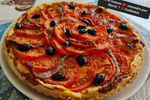 Cliquez pour zoomer ! Tarte tomates et amandes Thermomix par zoupette66