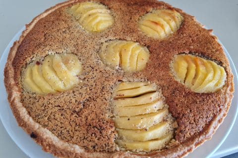 Cliquez pour zoomer ! Tarte aux poires sur lit de chocolat Thermomix par zoupette66