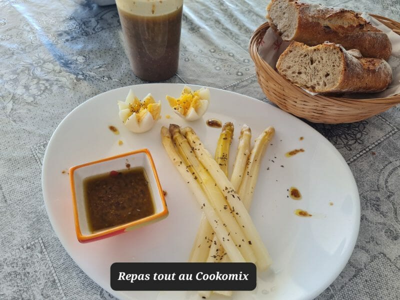 Cliquez pour zoomer ! La cuisson des asperges Thermomix par zoupette66