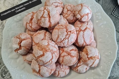 Cliquez pour zoomer ! Craquelés aux biscuits roses de Reims Thermomix par zoupette66