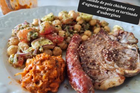 Cliquez pour zoomer ! Salade de pois chiches au pesto Thermomix par zoupette66