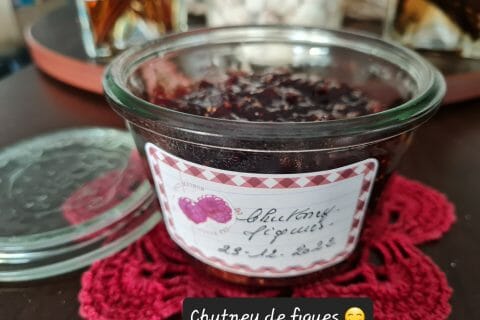 Cliquez pour zoomer ! Chutney d’oignons rouges et figues Thermomix par zoupette66