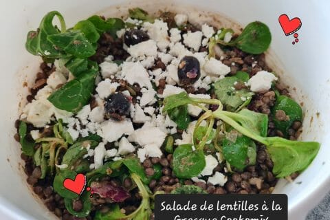 Cliquez pour zoomer ! Salade de lentilles à la grecque Thermomix par zoupette66