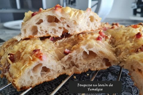 Cliquez pour zoomer ! Fougasse olives et lardons Thermomix par zoupette66
