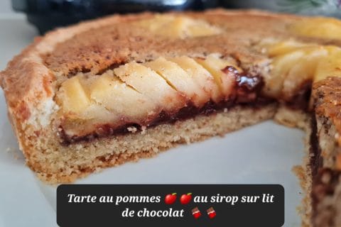 Cliquez pour zoomer ! Tarte aux poires sur lit de chocolat Thermomix par zoupette66