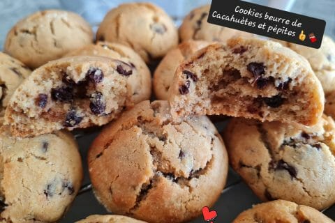 Cliquez pour zoomer ! Cookies beurre de cacahuète et pépites de chocolat Thermomix par zoupette66