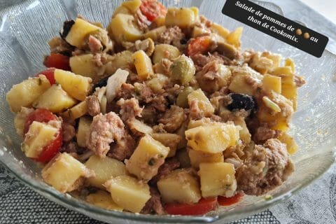 Cliquez pour zoomer ! Salade de pommes de terre au thon Thermomix par zoupette66