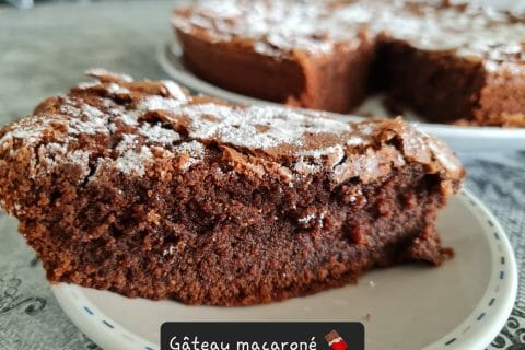 Cliquez pour zoomer ! Gâteau macaroné au chocolat Thermomix par zoupette66