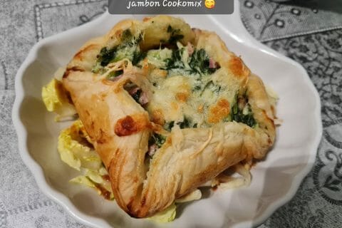 Paniers feuilletés épinards et jambon Thermomix par zoupette66