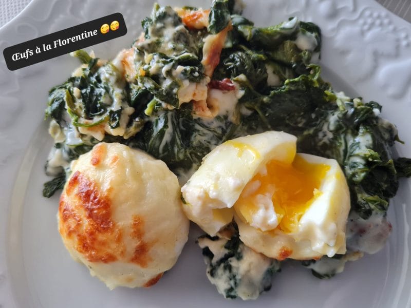 Cliquez pour zoomer ! Oeufs à la florentine Thermomix par zoupette66