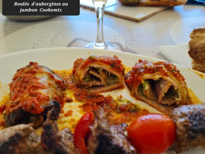 Cliquez pour zoomer ! Roulés d’aubergines au jambon Thermomix par zoupette66