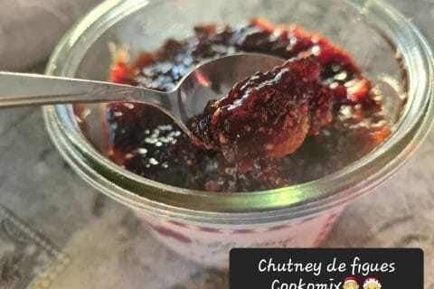 Cliquez pour zoomer ! Chutney d’oignons rouges et figues Thermomix par zoupette66