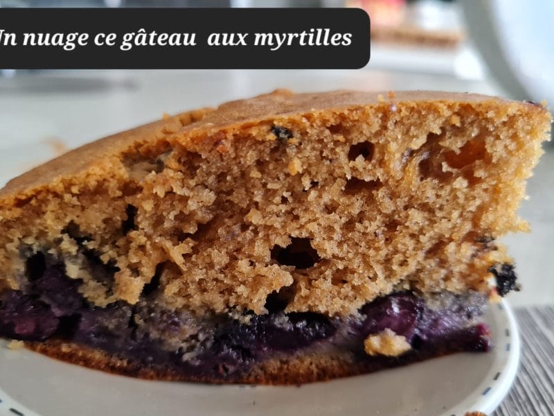 Cliquez pour zoomer ! Gâteau aux myrtilles Thermomix par zoupette66