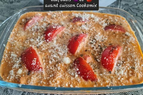 Cliquez pour zoomer ! Clafoutis aubergines et tomates Thermomix par zoupette66