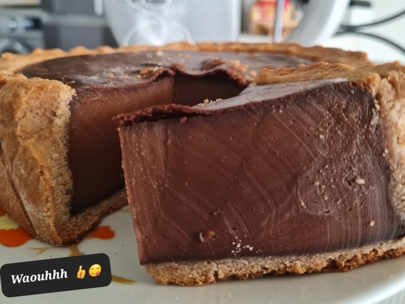 Cliquez pour zoomer ! Flan pâtissier au chocolat Thermomix par zoupette66
