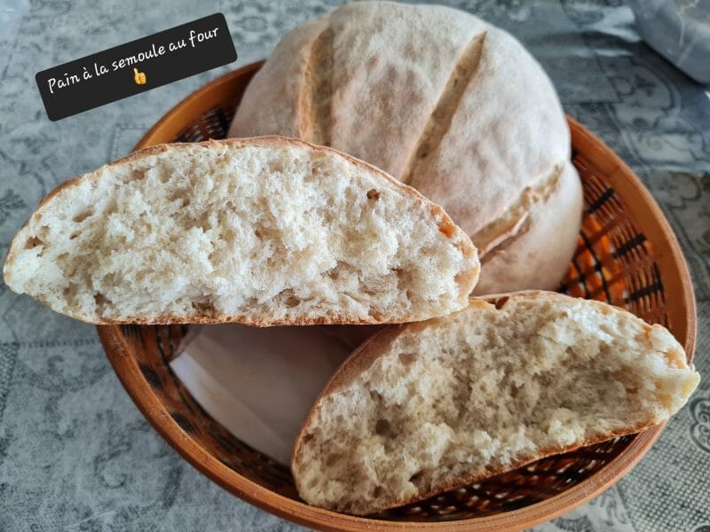 Cliquez pour zoomer ! Pains à la semoule au four Thermomix par zoupette66