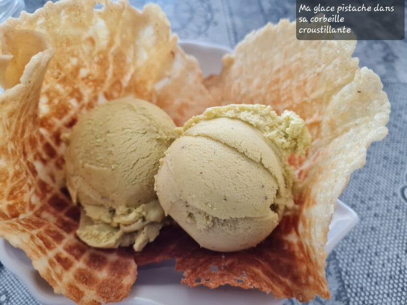 Cliquez pour zoomer ! Glace à la pistache Thermomix par zoupette66