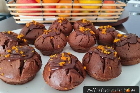 Cliquez pour zoomer ! Muffins façon Sacher Thermomix par zoupette66