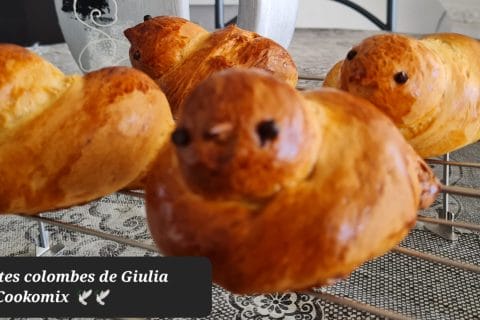 Cliquez pour zoomer ! Briochettes colombes Thermomix par zoupette66
