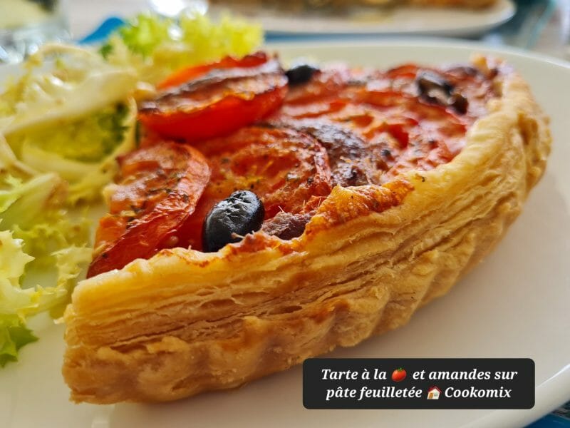 Cliquez pour zoomer ! Tarte tomates et amandes Thermomix par zoupette66