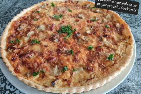 Cliquez pour zoomer ! Flamiche aux poireaux et gorgonzola Thermomix par zoupette66