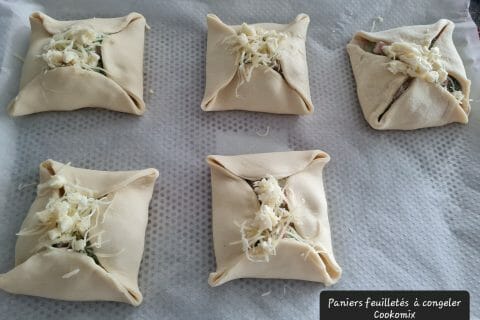 Paniers feuilletés épinards et jambon Thermomix par zoupette66