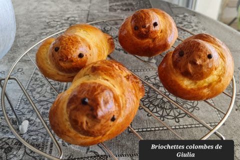 Cliquez pour zoomer ! Briochettes colombes Thermomix par zoupette66