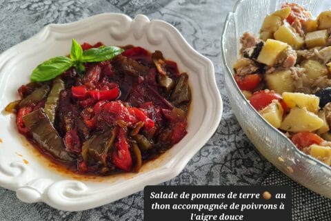 Cliquez pour zoomer ! Salade de pommes de terre au thon Thermomix par zoupette66