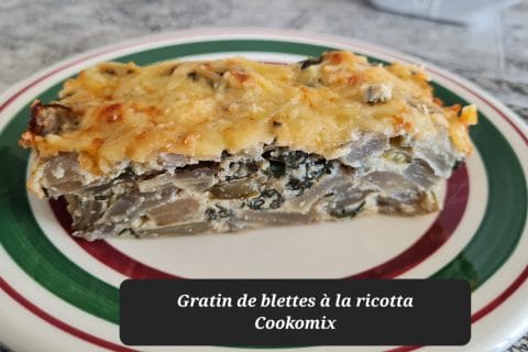 Cliquez pour zoomer ! Gratin de blettes à la ricotta Thermomix par zoupette66