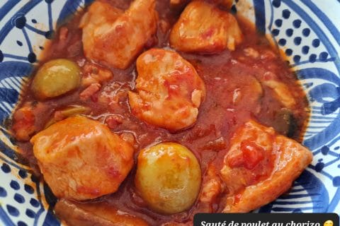 Cliquez pour zoomer ! Sauté de poulet au chorizo Thermomix par zoupette66