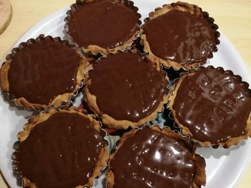 Cliquez pour zoomer ! Tartelettes chocolat et caramel beurre salé Thermomix par marie.laure45