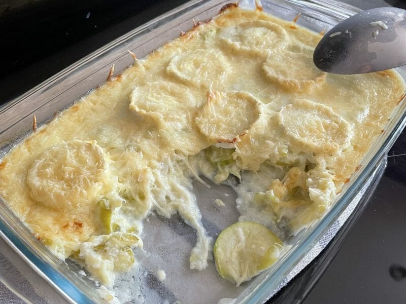 Cliquez pour zoomer ! Gratin de courgettes au chèvre Thermomix par raphelea