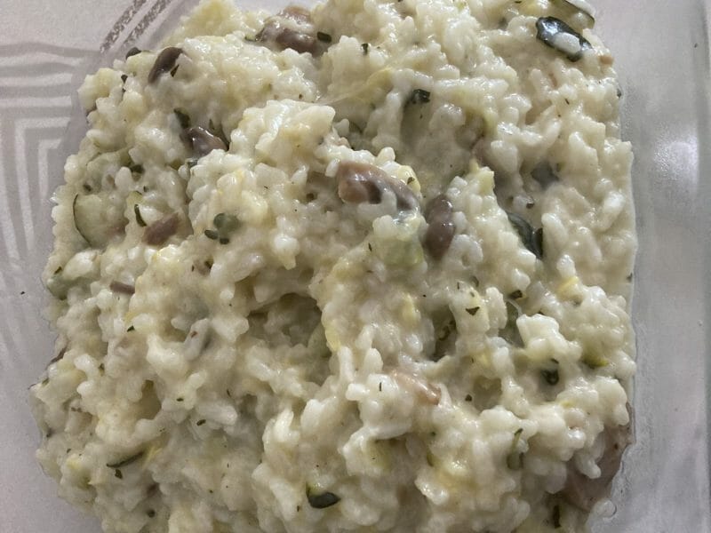 Cliquez pour zoomer ! Risotto champignons et courgettes Thermomix par aurelei57