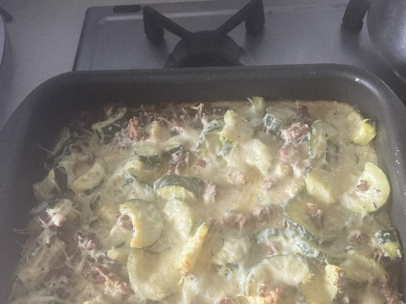 Cliquez pour zoomer ! Gratin de courgettes au chèvre Thermomix par aurelei57