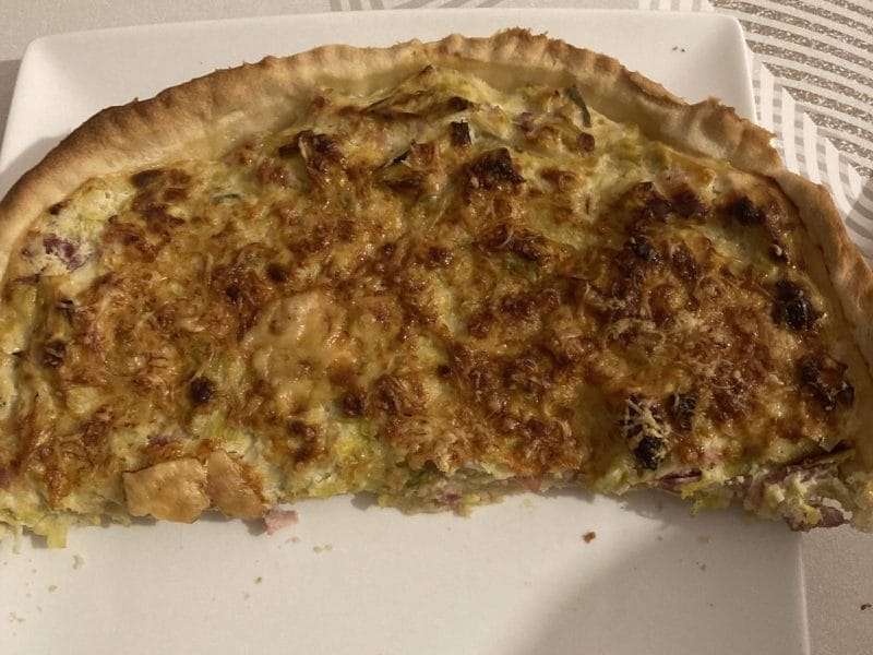 Cliquez pour zoomer ! Tarte aux poireaux Thermomix par aurelei57