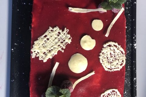 Cliquez pour zoomer ! Bavarois aux framboises Thermomix par christophekarine