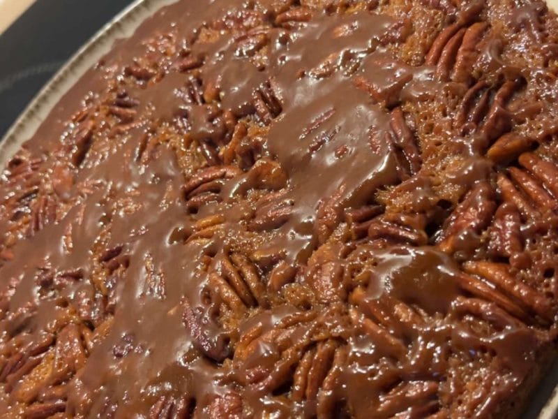 Cliquez pour zoomer ! Gâteau pécan caramel Thermomix par inesben57