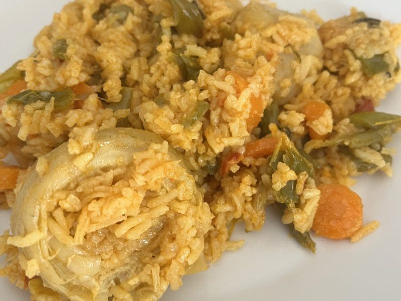 Cliquez pour zoomer ! Paella végétarienne Thermomix par elise2712