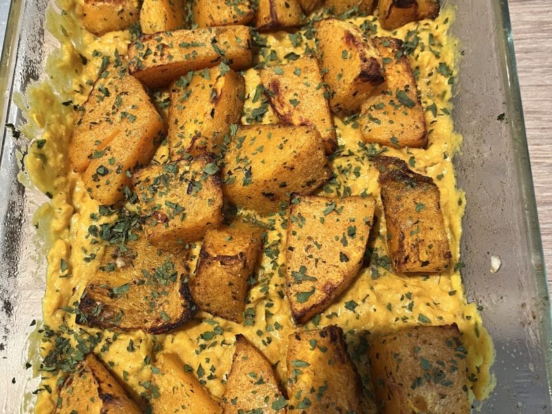 Cliquez pour zoomer ! Curry de butternut, pois chiches et lentilles Thermomix par elise2712