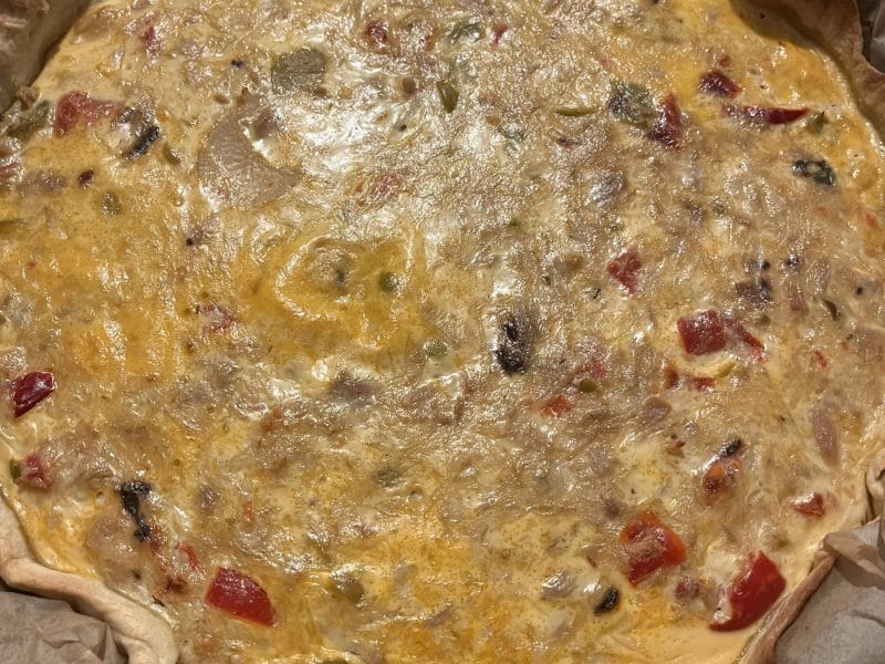 Cliquez pour zoomer ! Quiche au thon et aux olives vertes Thermomix par elise2712