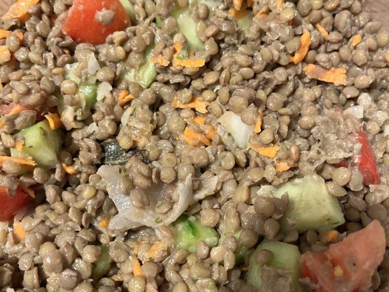 Cliquez pour zoomer ! Salade de lentilles Thermomix par elise2712