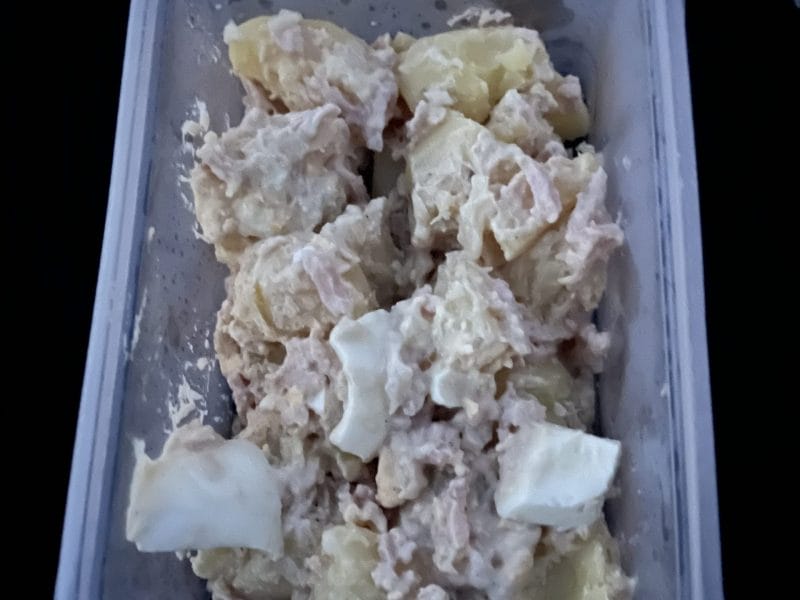 Cliquez pour zoomer ! Salade de pommes de terre au bacon Thermomix par elise2712