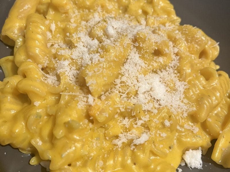 Cliquez pour zoomer ! Fusilli à la crème de potimarron et gorgonzola Thermomix par elise2712