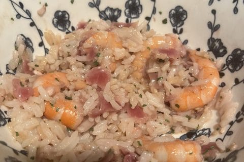 Cliquez pour zoomer ! Crevettes miel sésame au lait de coco Thermomix par elise2712