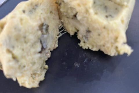 Cliquez pour zoomer ! Petits flans courgettes coeur fondant au gorgonzola Thermomix par elise2712