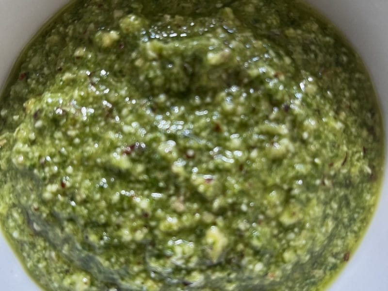 Cliquez pour zoomer ! Pesto de roquette et noisettes Thermomix par elise2712