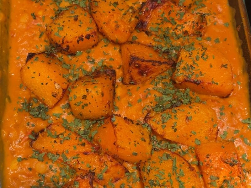 Cliquez pour zoomer ! Curry de butternut, pois chiches et lentilles Thermomix par elise2712