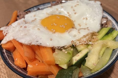 Cliquez pour zoomer ! Bibimbap coréen Thermomix par elise2712