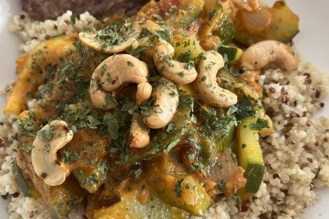 Cliquez pour zoomer ! Curry de courgettes au lait de coco Thermomix par elise2712