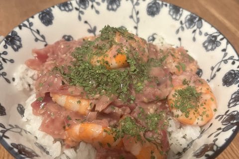 Cliquez pour zoomer ! Crevettes miel sésame au lait de coco Thermomix par elise2712